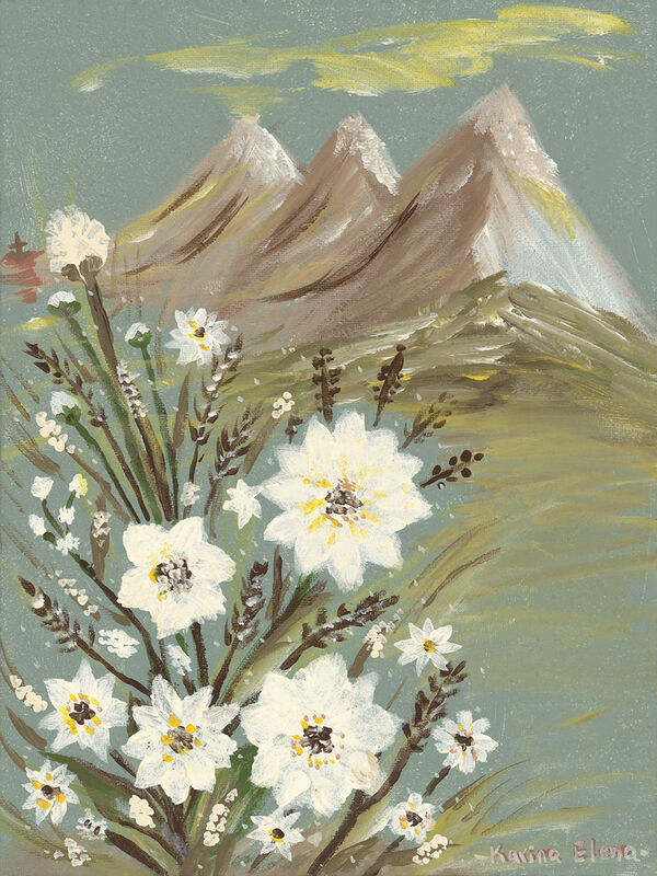 Mountain Blooms, 2026 — Acrylic on canvas