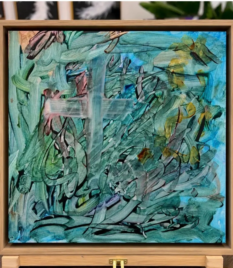 Fishes and the Cross by Karina's granddaughter